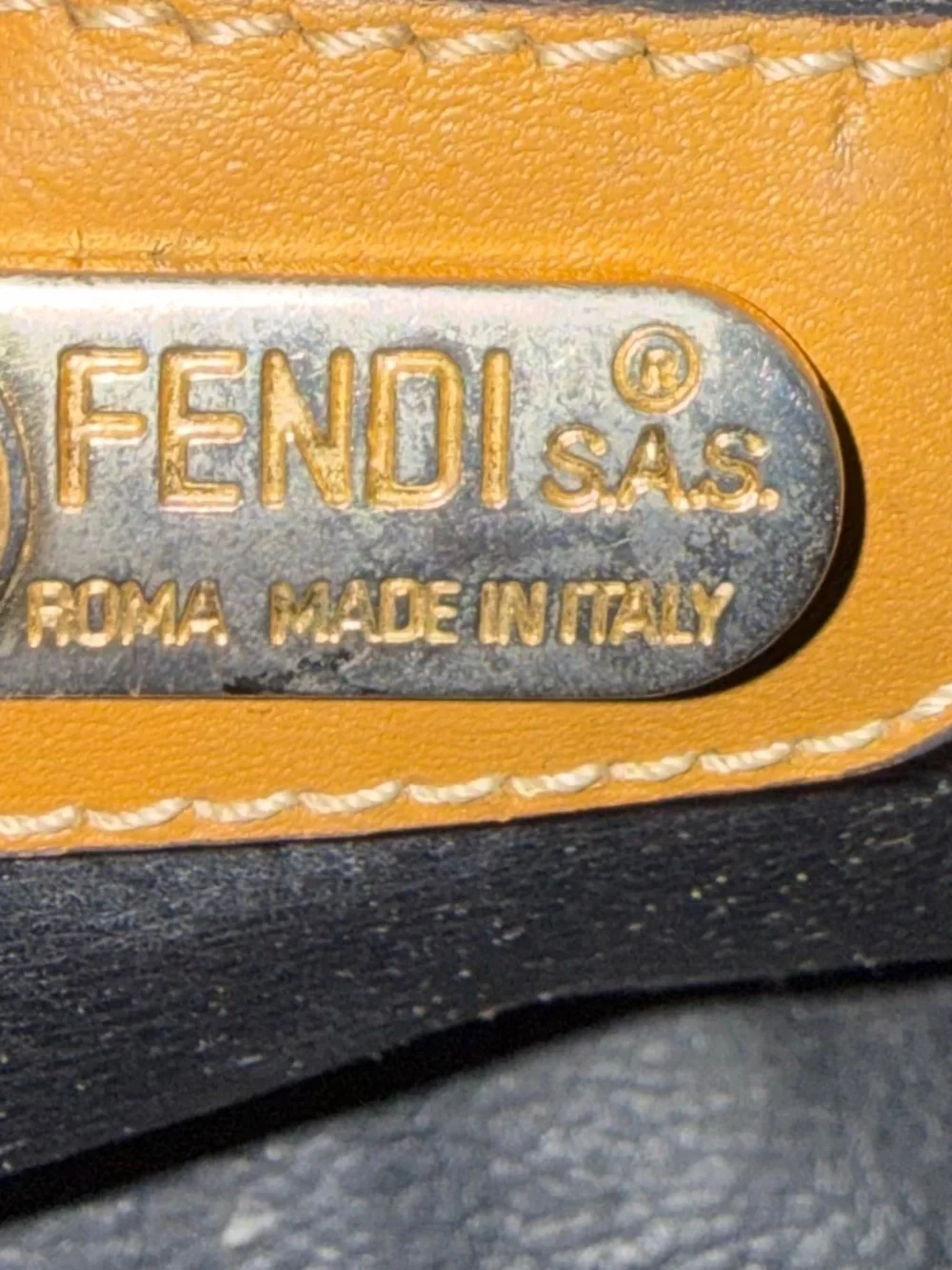 Fendi Zucca Boston Speedy Bag Authentic Brown Monogram